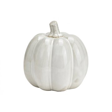 

TEXTILOMANIE Dýně z porcelánu PUMPKIN WHITE 9 × 9 cm, bílá