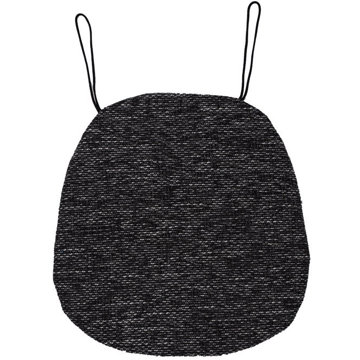 

TEXTILOMANIE Podsedák na židli Nita černý