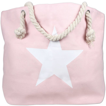 

Textilomanie Plážová taška Pink star, růžová