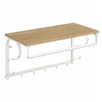 

TEXTILOMANIE Taylor Sonoma Nástěnný věšák 60 × 30 cm bílý