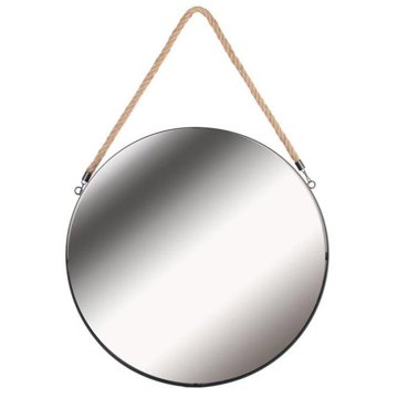 

TEXTILOMANIE Mirror kulaté, černé, 50 cm
