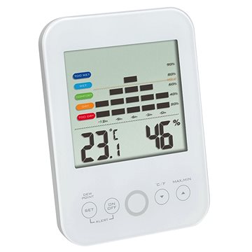 

Digitální teploměr s vlhkoměrem TFA 30.5046.02 DIGITALES