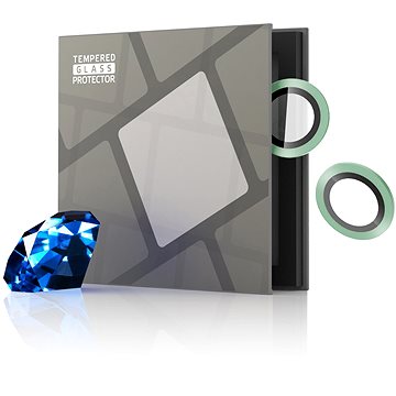 

Tempered Glass Protector safírové pro kameru iPhone série 11, 0.3 karátové, zelená