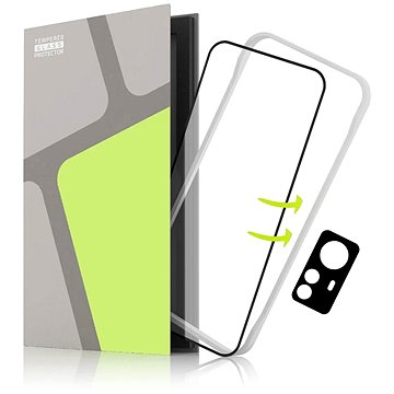 

Tempered Glass Protector pro Xiaomi 12X / 12, 3D Glass + sklo na kameru a instalační rámeček