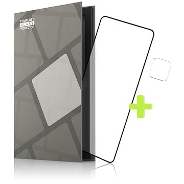 

Tempered Glass Protector rámečkové pro POCO F4, černé + sklo na kameru