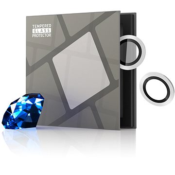 

Tempered Glass Protector safírové pro kameru iPhone 12 / 12 mini, stříbrná, 0.3 karátové
