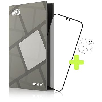

Tempered Glass Protector rámečkové pro iPhone 12 Pro Max + sklo na kameru (Case Friendly)