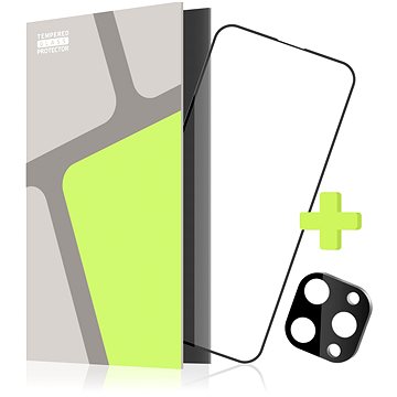 

Tempered Glass Protector pro iPhone 15 Pro Max + sklo na kameru (kompatibilní s pouzdrem)