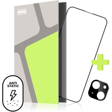 

Tempered Glass Protector pro iPhone 15 + sklo na kameru (antistatické) Case Friendly