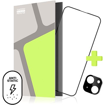 

Tempered Glass Protector pro iPhone 15 Plus + sklo na kameru (antistatické) Case Friendly