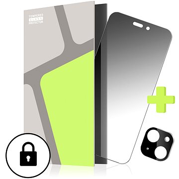 

Tempered Glass Protector pro iPhone 15 Plus, PRIVACY GLASS + sklo na kameru