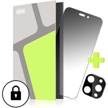 

Tempered Glass Protector pro iPhone 15 Pro, PRIVACY GLASS + sklo na kameru