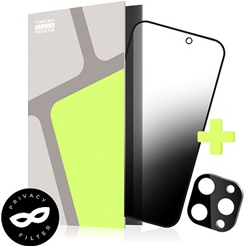 

Tempered Glass Protector pro iPhone 16 Pro Max, PRIVACY + sklo na kameru (Case Friendly)