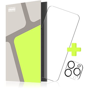 

Tempered Glass Protector pro iPhone 16 Pro + sklo na kameru (Case Friendly)