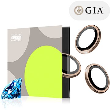 

Tempered Glass Protector safírové - iPhone 16 Pro / 16 Pro Max + certifikát, zlatá