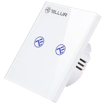 

Tellur WiFi Smart Spínač, 2 porty, 1800 W, 10 A, bílý