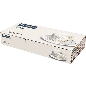 

Tognana Sada hrnků na čaj s podšálky 6ks 200ml IRIS GOLDY
