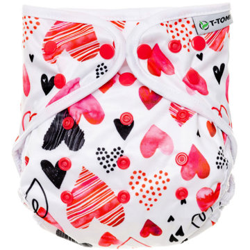 

T-TOMI Svrchní kalhotky Hearts