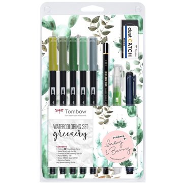 Tombow Akvarelová sada Greenery