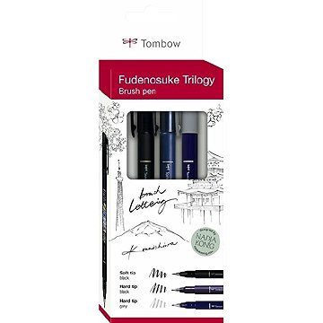 Tombow Fudenosuke Trilogy sada, 3 ks