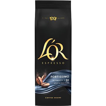 

L'OR Fortissimo Espresso, zrnková káva, 500g