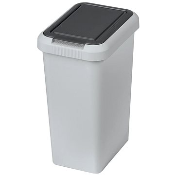 

Tontarelli Touch & Lift Odpadkový koš 10 l, světle šedá/antracit