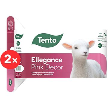 TENTO Ellegance Pink Decor 32 ks - Toaletní papír