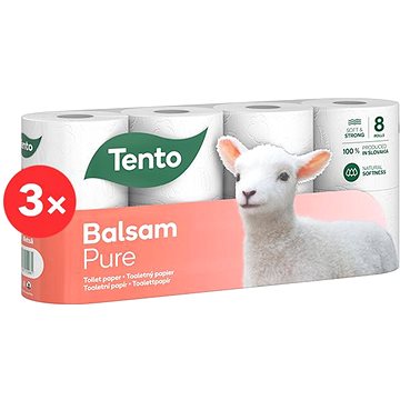 TENTO Balsam Pure (3× 8 ks) - Toaletní papír