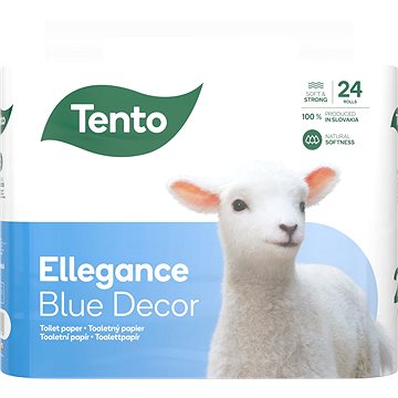 TENTO Ellegance Blue Decor (24 ks)  - Toaletní papír
