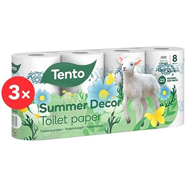 TENTO Limited Edition I love Summer (3× 8 ks) - Toaletní papír
