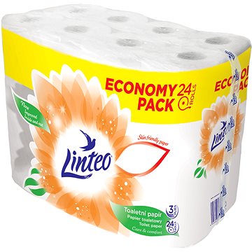 LINTEO Satin Bílý (24 ks) - Toaletní papír