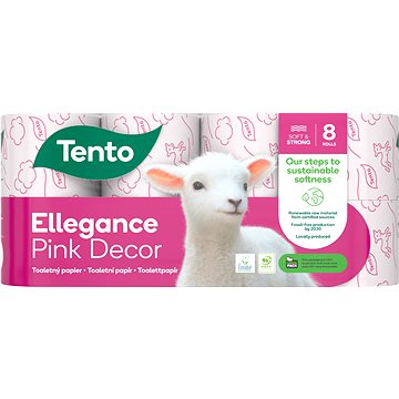 

TENTO Ellegance Pink Decor (8 ks)