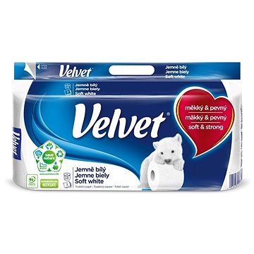 

VELVET Jemně bílý (8 ks)