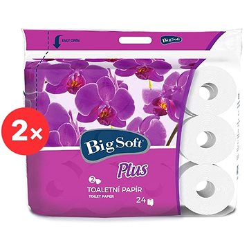 BIG SOFT Plus (2× 24 ks) - Toaletní papír