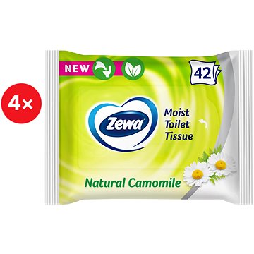 

ZEWA Natural Camomile vlhčený toaletní papír (4× 42 ks)