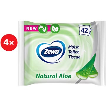 

ZEWA Aloe Vera vlhčený toaletní papír (4× 42 ks)