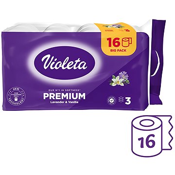 

VIOLETA Premium Lavender & Vanilla (16 ks)