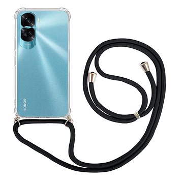 

TopQ Kryt Honor 90 Lite 5G s černou šňůrkou průhledný 106210