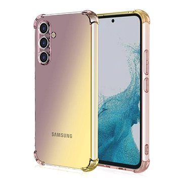 

TopQ Kryt Samsung A34 Shock duhový purpurovo-žlutý 93342