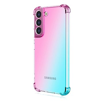 

TopQ Kryt Samsung S23 Shock duhový mentolovo-růžový 110298