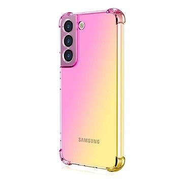 

TopQ Kryt Samsung S23 Shock duhový růžovo-žlutý 110297