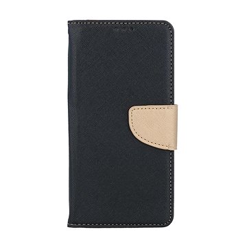 

TopQ Pouzdro Xiaomi Redmi Note 9 knížkové černo-zlaté 111678