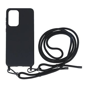 

TopQ Kryt Simple Xiaomi Redmi Note 11 černý se šňůrkou 111394