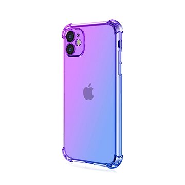 

TopQ Kryt iPhone 11 Shock duhový fialovo-modrý 109757