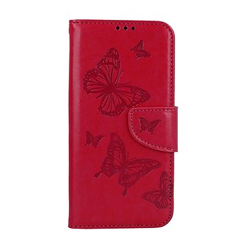 

TopQ Pouzdro Samsung A34 knížkové Butterfly růžové 111935