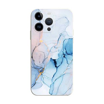 

TopQ Kryt iPhone 15 Pro Mramor modrý 110925