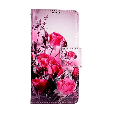 

TopQ Pouzdro Xiaomi Redmi Note 12 knížkové Romantické růže 112848