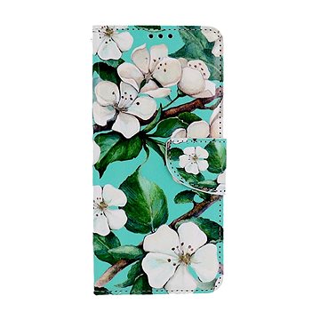 

TopQ Pouzdro Samsung A14 knížkové Malované květy 112850