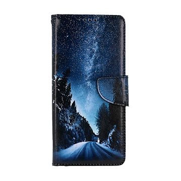 

TopQ Pouzdro Xiaomi Redmi 12C knížkové Zimní cesta 112665