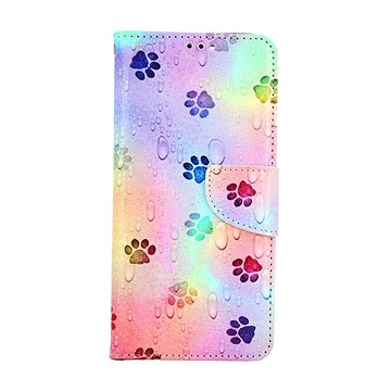

TopQ Pouzdro Xiaomi Redmi 13C knížkové Tlapky 118217